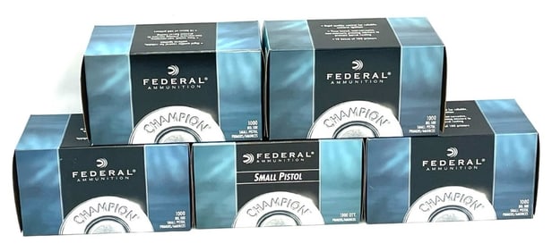 (5) 5000 Federal Small Pistol Primers No. 100