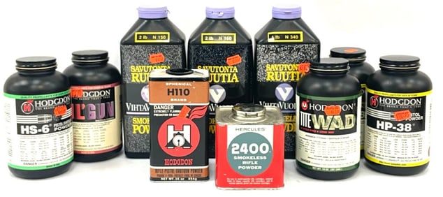 VihtaVuori, Hodgdon, Hercules Reloading powder