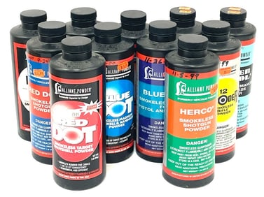 11 Pounds Various Alliant Reloading Powder