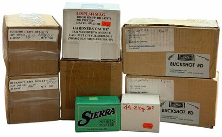 3500 Pistol Bullets in 44 Caliber