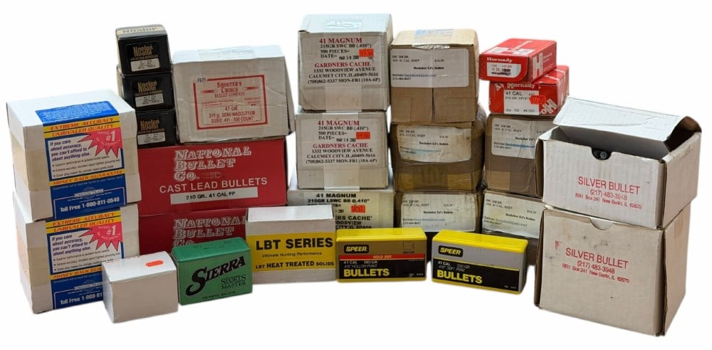 41 Caliber Reloading Bullets (6000) Hornady, Nosler, and More (1 of 6)