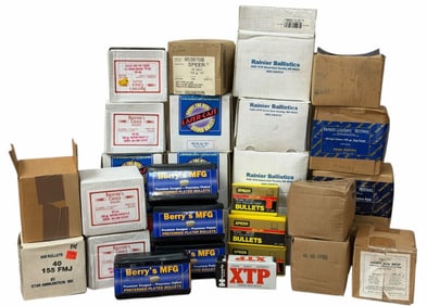 Large Lot (12000+) of 40Cal/10mm Reloading Bullets Various Brands