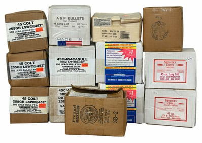 5000 plus Lead Bullets in 45 Caliber and .452/.454/.458 Diameters