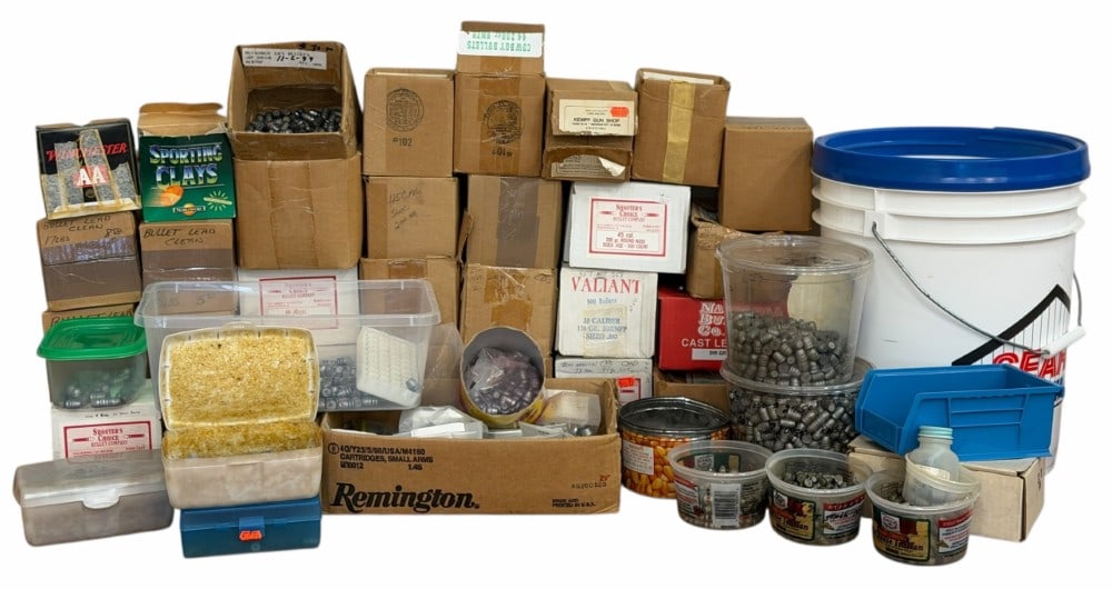 Large Loose lot of Various Caliber Lead Bullets. (1 of 12)