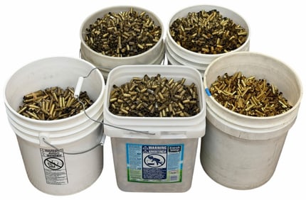 263.2 Pounds Pistol and Rifle Range Brass