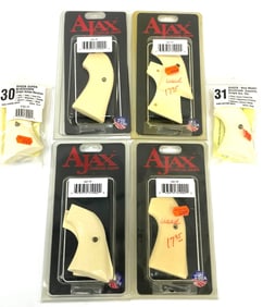 Vintage Ruger New Model Ivory Poly Revolver Grip Collection in Packages