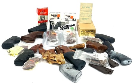 Collection of Ruger, Smith & Wesson, Colt, Pachmayr and Jay Scott Grips