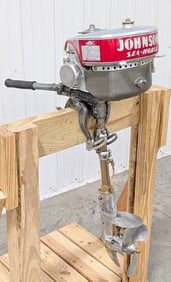 Restored 1930s Johnson Sea-Horse Model 300 Outboard Boat Motor
