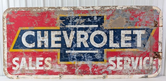 6-1/2ft Vintage SST Chevrolet Dealership Advertising Sign / Automotive