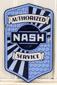 DSP Nash Authorized Service w/ Fish Scale Logo Sign (TAC)