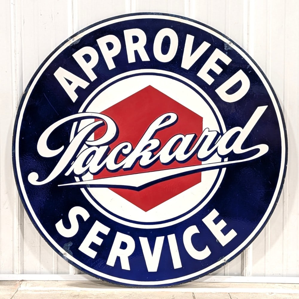 DSP Packard Approved Service w/ Lug Nut Logo Sign (TAC) (1 of 13)