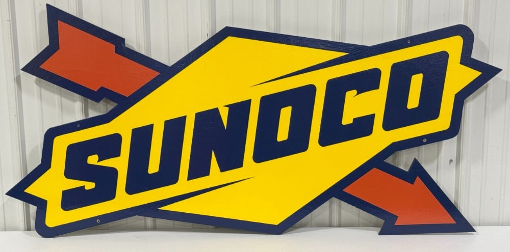 Nearly 6ft SSW Sunoco Service Station Custom Sign (1 of 5)