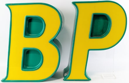 BP Gas Station Lighted Advertising Letter Sign
