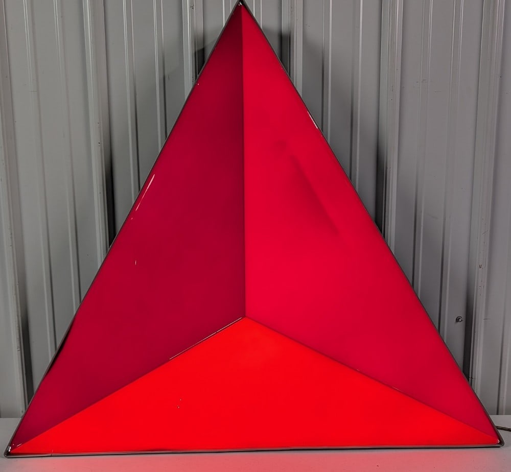 3-1/2ft Citgo Gas Station Lighted Acrylic Advertising Sign (1 of 10)