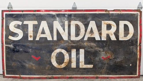 8ft Vintage SSP Standard Oil Advertising Sign