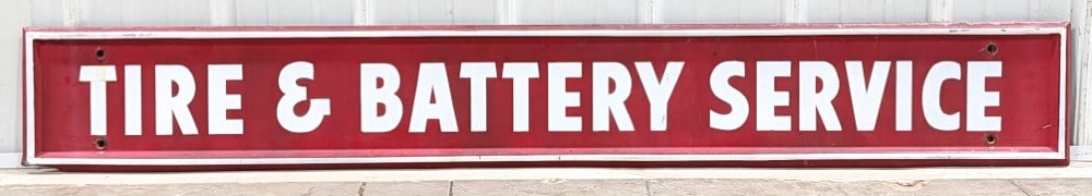 Firestone Tire & Battery Service Metal Sign (TAC) (1 of 8)