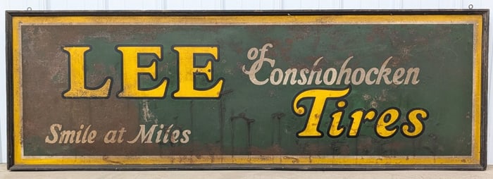 6ft Vintage SST Lee Tires Advertising Sign