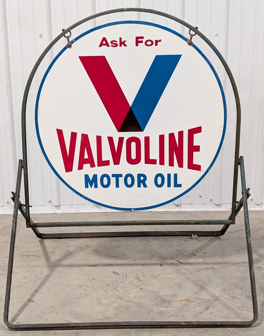 Vintage DST Valvoline Motor Oil Curb Sign (1 of 12)