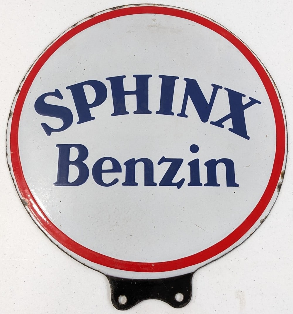 Vintage DSP Sphinx Benzin Motor Oil Large Paddle Sign / TAC (1 of 10)