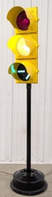 Marbelite Stoplight Traffic Signal On Custom Base