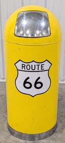 Custom Route 66 Service Station / Shop Trash Can