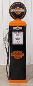 Contemporary Erie Harley-Davidson Gasoline Gas Pump