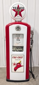 Restored Bennett Model 766 Texaco Fire Chief Gas Pump