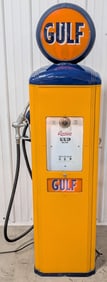 Restored American Pumps Gulf Gasoline Gas Pump