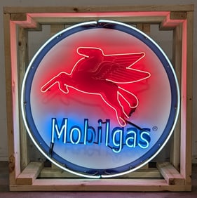 3ft Custom Mobilgas Neon Sign