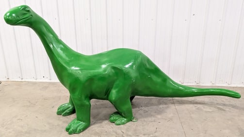 7ft Sinclair Dino The Dinosaur Cast Metal Statue