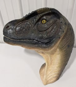 Life Size Allosaurus Dinosaur Fiberglass Shoulder Wall Mount