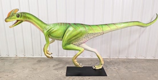 11ft Life Size Guanlong Wucaii Fiberglass Dinosaur Statue