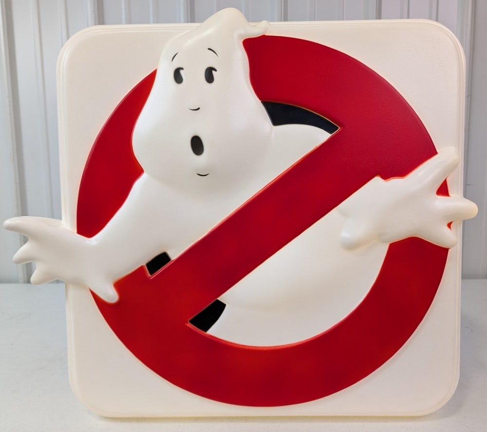 Ghostbusters Lighted 3D Blow Mold Prop Sign (1 of 9)