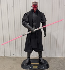 Life Size Star Wars Phantom Menace Darth Maul Pepsi Promotional Sith Prop