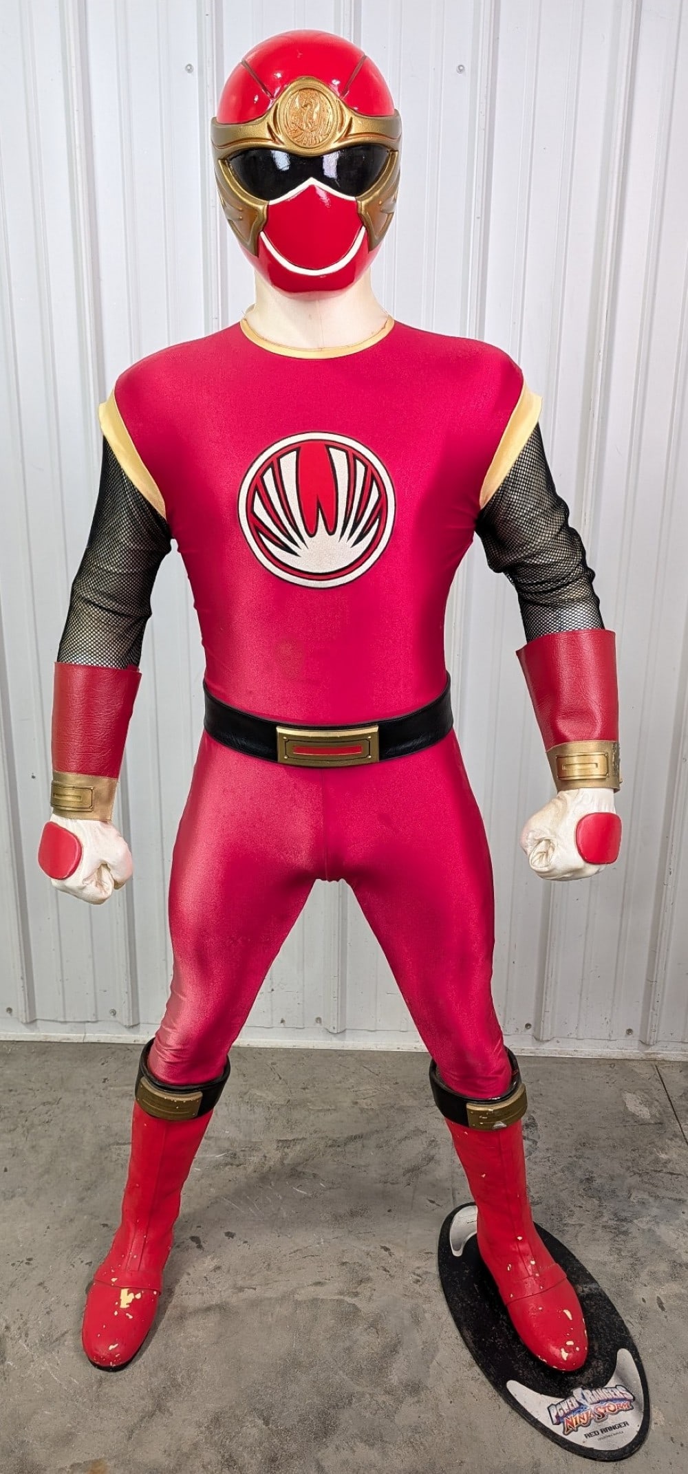 5-1/2ft Life Size Power Ranger Red Ranger Promotional Life Size Statue (1 of 10)