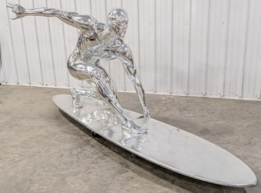 Rare Life Size Fantastic Four Silver Surfer Promotional Display Prop