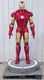 7ft Life Size Iron Man Mark III Prop Statue w/ Lighted Features By Sideshow / Marvel Comics