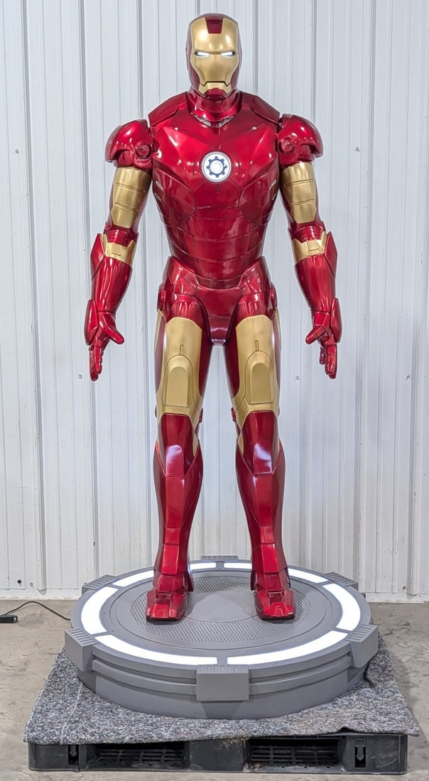 7ft Life Size Iron Man Mark III Prop Statue w/ Lighted Features By Sideshow / Marvel Comics (1 of 20)