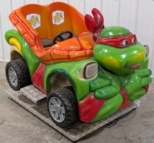 Vintage TMNT Teenage Mutant Ninja Turtle Coin Op Kiddie Ride