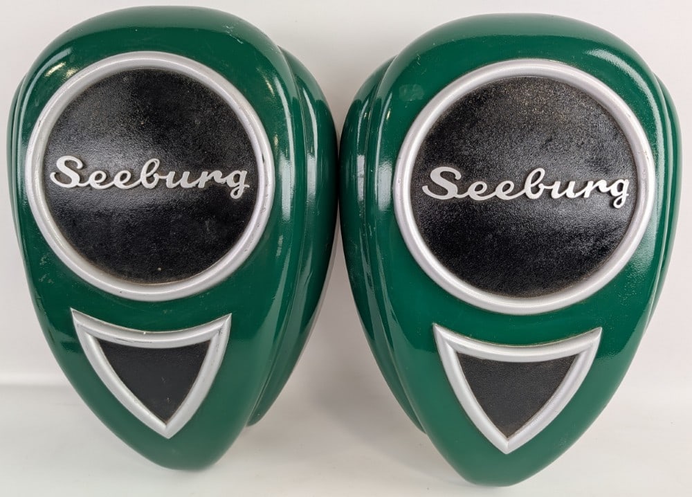 Set Of Seeburg Teardrop Jukebox Wall Mount Prop Speakers (1 of 8)