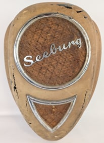 Vintage Seeburg Tear Drop Remote Jukebox Speaker