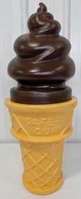Giant Safe-T Cup Blow Mold Chocolate Ice Cream Cone