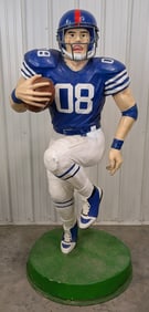 Life Size 6ft New York Giants Fiberglass Football Player Statue