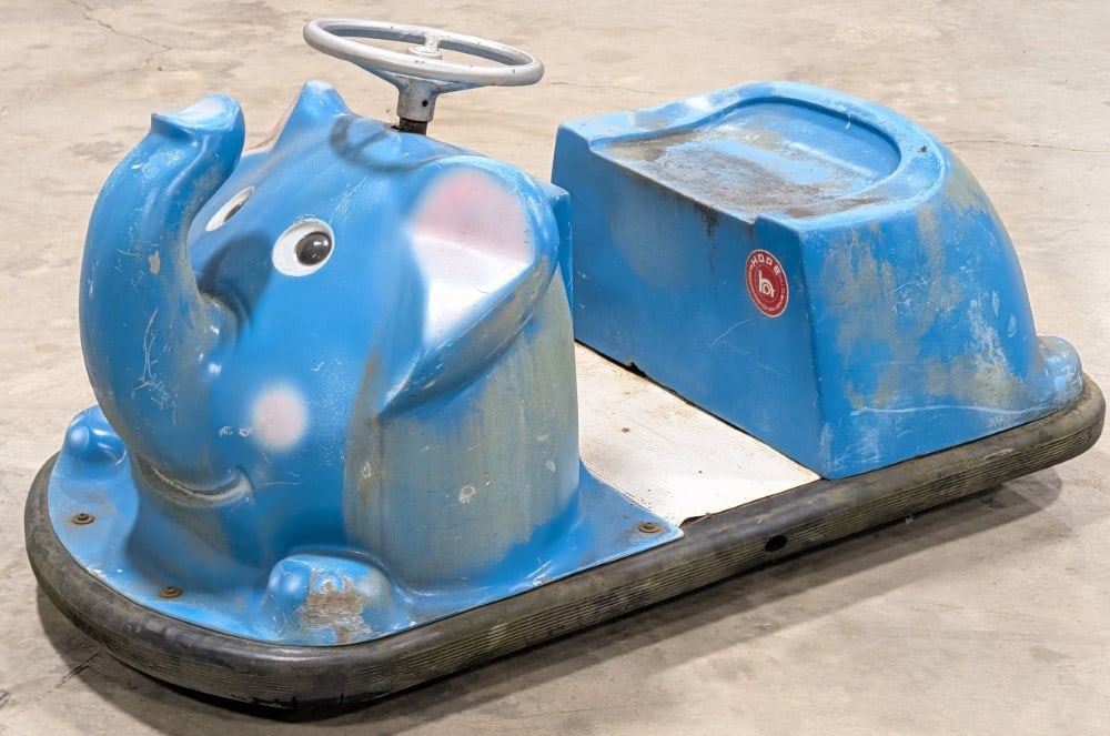 Vintage Coin Operated Ride On Elephant (1 of 10)