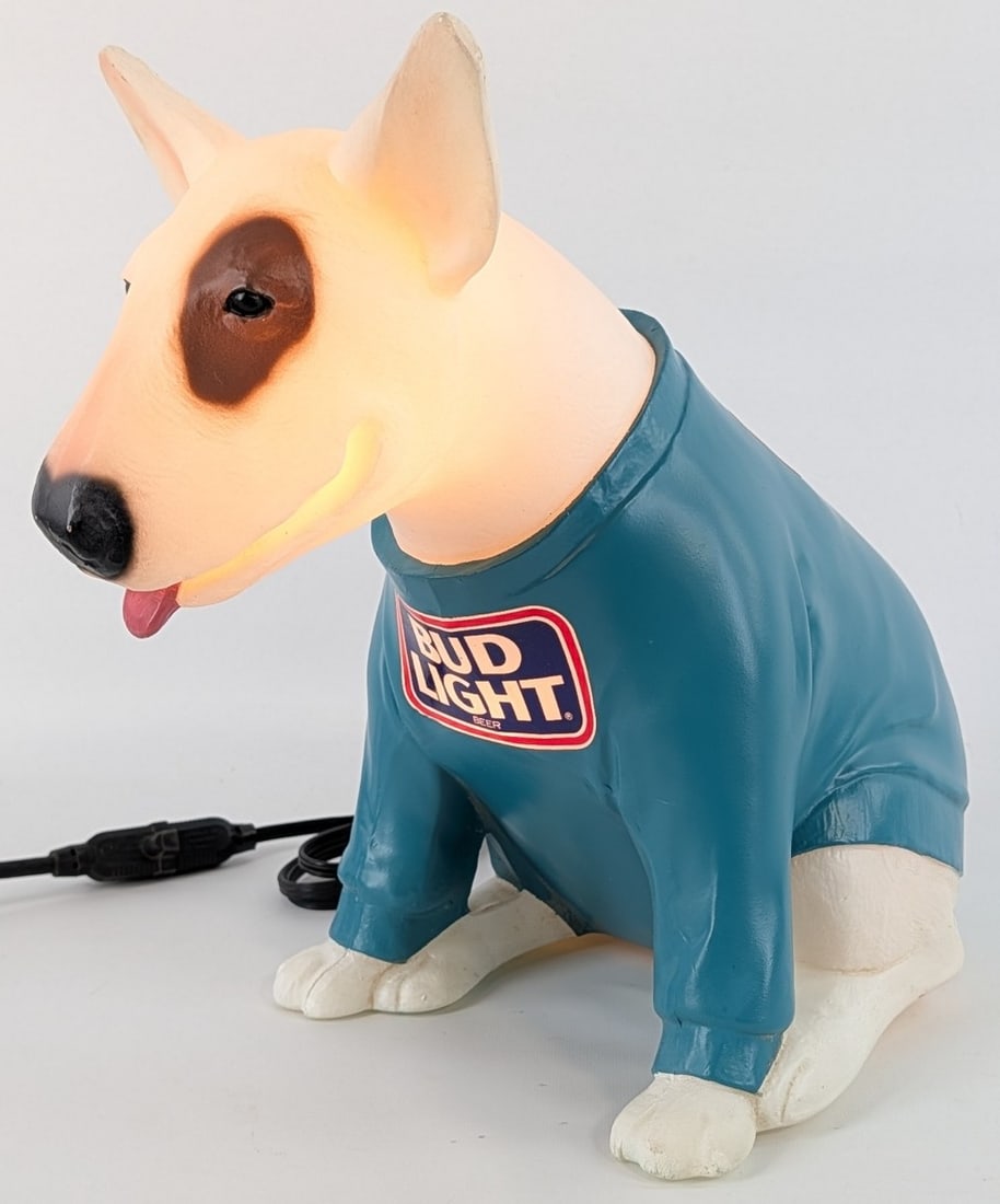 1988 Bud Light Beer Spuds Mackenzie Light d Figural Display (1 of 12)