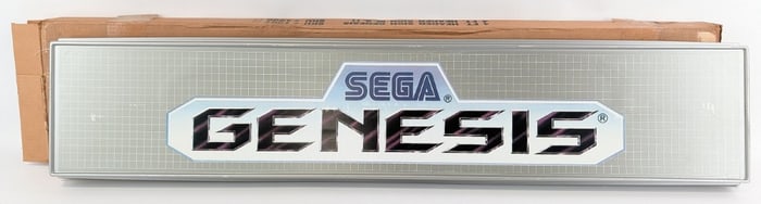 4ft Vintage Sega Genesis Video Game Store Sign In Original Box