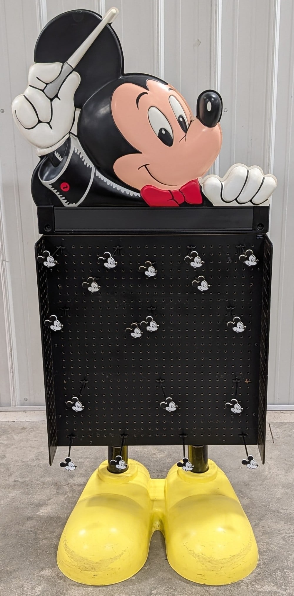 5-1/2ft Vintage Walt Disney Records Mickey Mouse 3D Store Display Rack (1 of 17)
