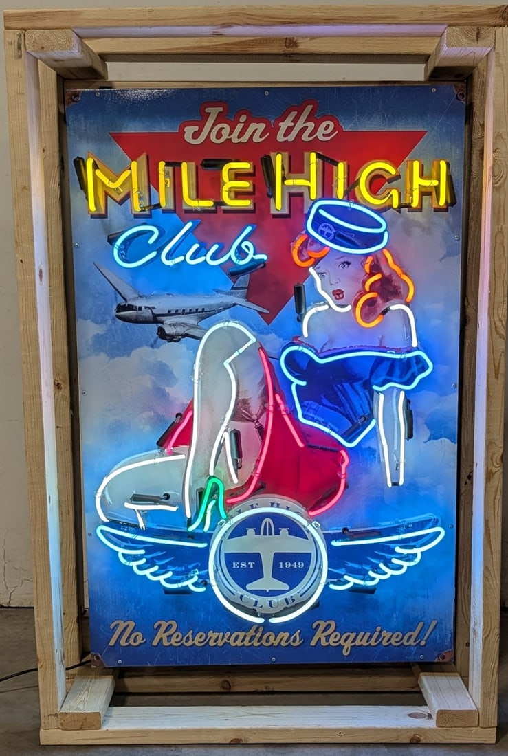 Custom SST Mile High Club Neon Sign (1 of 9)