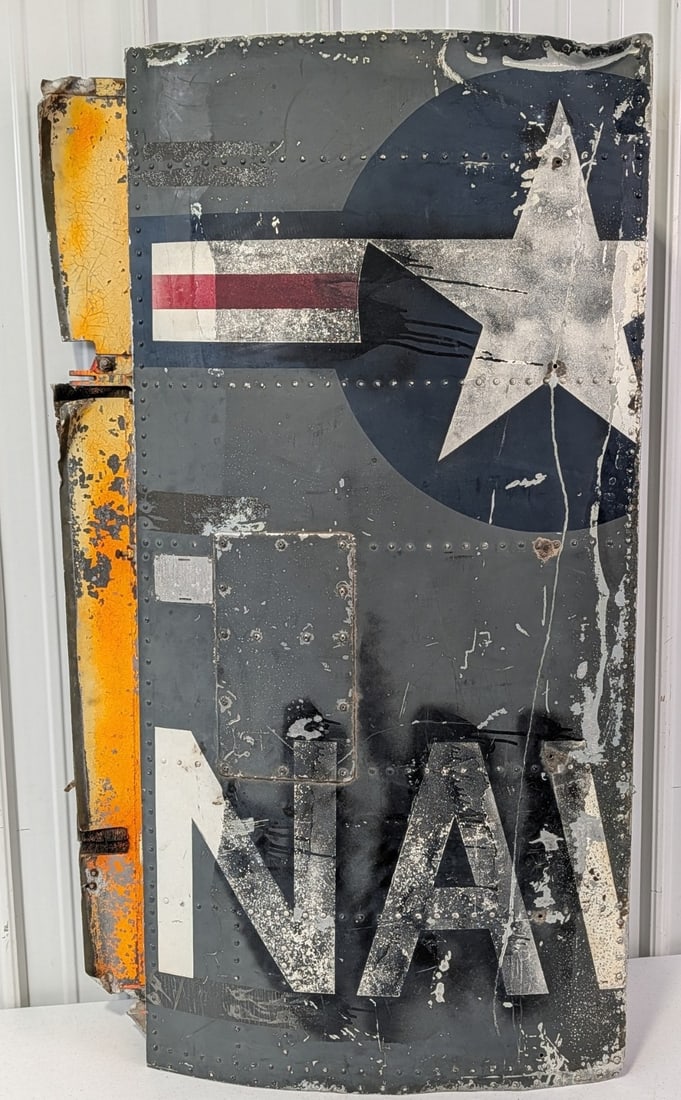Korean War US Military Piasecki H-25A Army Mule Helicopter Door: Original 1950s Korean War US Military H-25a Army Mule helicopter door. Has paint loss, dents, and other damage from use and age. Displays very well with original US Military paint job. It measures app
