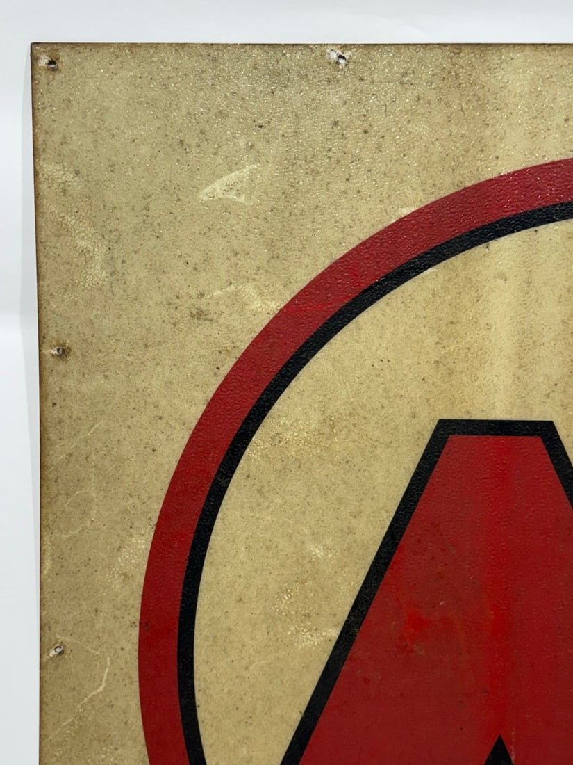 3ft Vintage Monon Railroad Hoosier Line Fiberglass Sign - 4